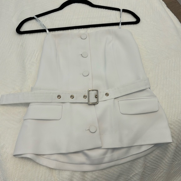 Marciano bustiers top in white like new size medium - Picture 1 of 7